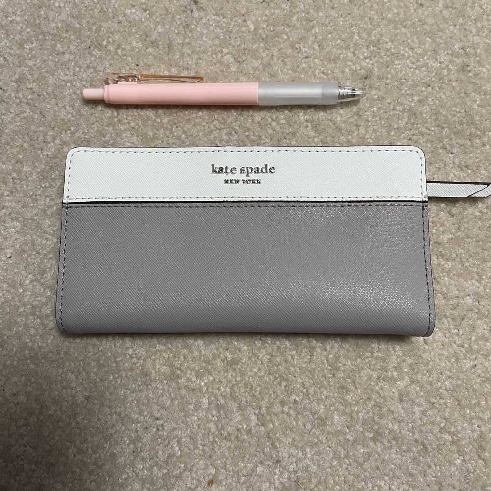 Kate Spade Light Gray Wallet